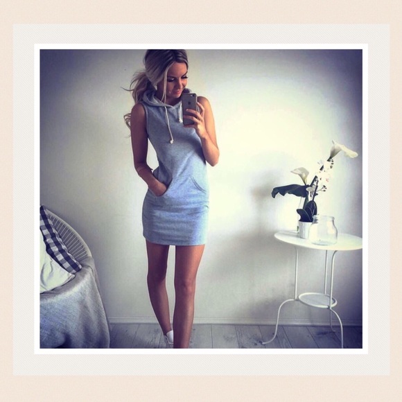 LACE Buttery Soft Hoodie Dress - Picture 2 of 4